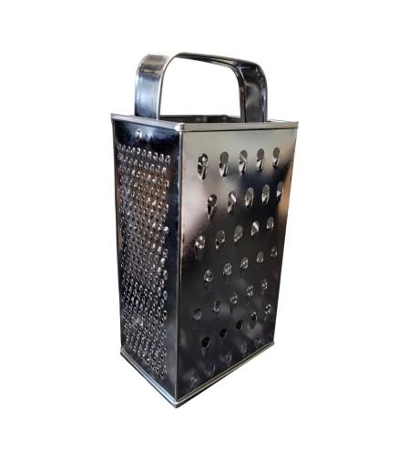 Four-Sided Metal Box Grater for Vegetables | Wooden World