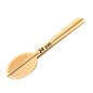 Wooden World - Set of 2 Beech Wood Cooking Spoons 24 cm - Unfinished Wooden Kitchen Utensils
