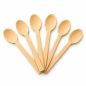 Set of 6 Beech Wood Cooking Spoons 24 cm | Wooden World