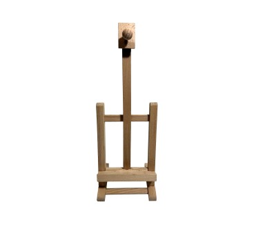 Wooden World Adjustable Wooden Table Easel 40 cm – Folding Display Stand