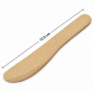 Wooden World - Wooden Butter Knife 13.5 cm, Unfinished Beech Wood Spreader