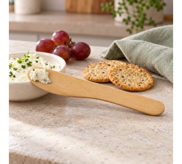 Wooden Butter Knife 13.5 cm Beech Spreader | Wooden World