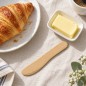 Wooden World - Wooden Butter Knives Set of 2, Beech Wood Spreaders, 13.5 cm Wooden World - Wooden Butter Knives Set of 2, Beech Wood Spreaders, 13.5 cm