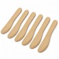 Set of 6 Wooden Butter Knives 13.5 cm | Wooden World