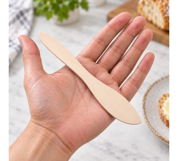 Wooden Butter Knife 18 cm | Beech Spreader | Wooden World