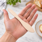 Wooden Butter Knife 18 cm - Natural Beech Wood Spreader | Wooden World Wooden Butter Knife 18 cm - Natural Beech Wood Spreader | Wooden World