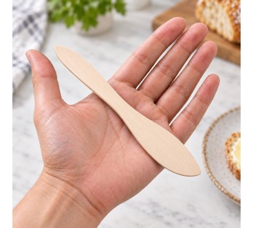 Wooden Butter Knife 18 cm | Beech Spreader | Wooden World