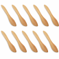 Set of 10 Wooden Butter Knives 18 cm | Wooden World