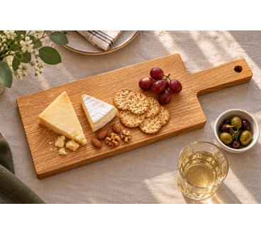 Oak Chopping & Serving Board with Handle | Wooden World