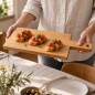 Wooden World Large Oak Chopping Board with Handle, Oiled Wooden Serving Board, 48 x 20 x 2 cm Wooden World Large Oak Chopping Board with Handle, Oiled Wooden Serving Board, 48 x 20 x 2 cm