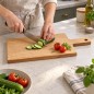 Wooden World Large Oak Chopping Board with Handle, Oiled Wooden Serving Board, 48 x 20 x 2 cm Wooden World Large Oak Chopping Board with Handle, Oiled Wooden Serving Board, 48 x 20 x 2 cm