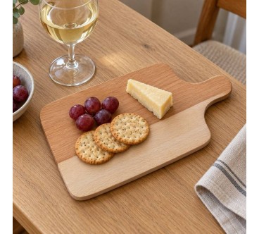 Small Oiled Beech Chopping Board with Handle | 30.5 cm