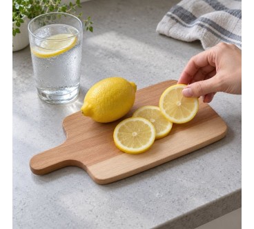 Small Oiled Beech Chopping Board with Handle | 30.5 cm