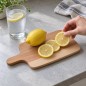 Wooden World – Small Oiled Beech Chopping & Serving Board with Handle, 30.5 x 16 cm