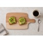 Wooden World Oiled Beech Chopping and Serving Board with Handle 34.5 x 20 cm