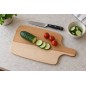 Wooden World Oiled Beech Chopping and Serving Board with Handle 34.5 x 20 cm