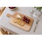 Wooden World Oiled Beech Chopping and Serving Board with Handle 34.5 x 20 cm