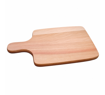 Oiled Beech Board with Handle 38.5 x 22 cm | Wooden World