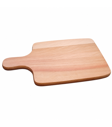 Oiled Beech Board with Handle 38.5 x 22 cm | Wooden World