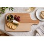 Wooden World Oiled Beech Chopping & Serving Board with Handle 38.5 x 22 cm