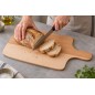 Wooden World Oiled Beech Chopping & Serving Board with Handle 38.5 x 22 cm