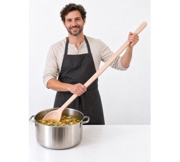 XXL Wooden Cooking Spoon 80 cm | Wooden World
