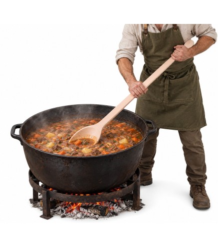 XXL Wooden Cooking Spoon 80 cm | Wooden World