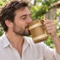 Wooden World – Oak Beer Tankard with Handle, Oiled Wooden Mug, Tapered Shape, 14.5 cm Wooden World – Oak Beer Tankard with Handle, Oiled Wooden Mug, Tapered Shape, 14.5 cm