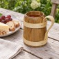 Wooden World – Oak Beer Tankard with Handle, Oiled Wooden Mug, Tapered Shape, 14.5 cm Wooden World – Oak Beer Tankard with Handle, Oiled Wooden Mug, Tapered Shape, 14.5 cm