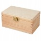 Wooden Tea Box – 2 Compartments – Natural Pine – Handmade in UK – Smooth Raw Finish – Storage for Tea, Herbs, Spices or Gifts