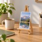 Wooden World 25 cm Beech Wood Tabletop Easel for Photos, Postcards & Menus Wooden World 25 cm Beech Wood Tabletop Easel for Photos, Postcards & Menus