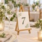 Wooden World 25 cm Beech Wood Tabletop Easel for Photos, Postcards & Menus Wooden World 25 cm Beech Wood Tabletop Easel for Photos, Postcards & Menus