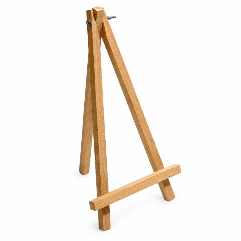 Wooden World 25 cm Beech Wood Tabletop Easel for Photos, Postcards & Menus Wooden World 25 cm Beech Wood Tabletop Easel for Photos, Postcards & Menus