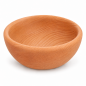 Wooden World Small Beech Wood Snack Bowl 10cm, Oiled Finish Wooden World Small Beech Wood Snack Bowl 10cm, Oiled Finish