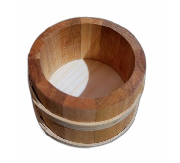 Oiled Beechwood Sugar Bowl with Lid & Spoon – 12 × 10.5 cm