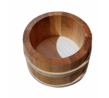 Oiled Beechwood Sugar Bowl with Lid & Spoon – 12 × 10.5 cm