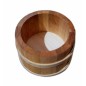 Wooden Sugar Bowl with Lid and Spoon – Oiled Beechwood Container