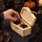 Wooden World - Mini Wooden Coffin 15cm, Unfinished Pine Halloween Decoration, Craft & Jewellery Box, Tiny Pet Coffin Wooden World - Mini Wooden Coffin 15cm, Unfinished Pine Halloween Decoration, Craft & Jewellery Box, Tiny Pet Coffin