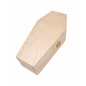Small Wooden Coffin 30 cm | Halloween Box | Wooden World
