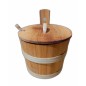 Wooden Sugar Bowl with Lid and Spoon – Beechwood Container