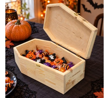Wooden Coffin 44 cm | Halloween & Crafts | Wooden World