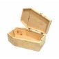 Wooden World - Medium Wooden Coffin 44 cm, Unfinished Pine Halloween Decoration, Craft Box & Pet Coffin Wooden World - Medium Wooden Coffin 44 cm, Unfinished Pine Halloween Decoration, Craft Box & Pet Coffin