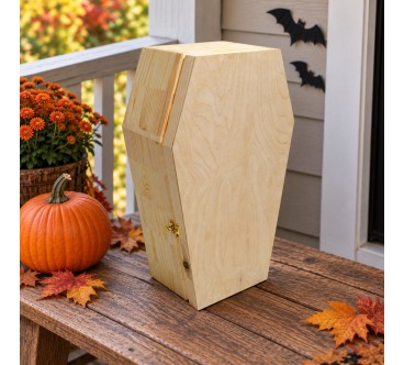 Wooden Coffin 44 cm | Halloween & Crafts | Wooden World