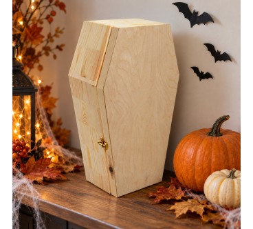 Wooden Coffin 44 cm | Halloween & Crafts | Wooden World