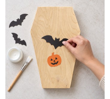 Wooden Coffin 44 cm | Halloween & Crafts | Wooden World