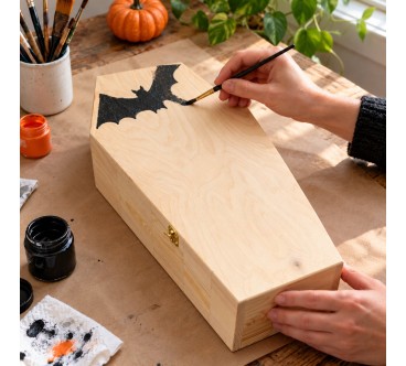 Wooden Coffin 44 cm | Halloween & Crafts | Wooden World