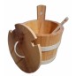 Wooden Sugar Bowl with Lid and Spoon – Beechwood Container