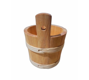 Wooden Sugar Bowl with Lid and Spoon – Beechwood Container