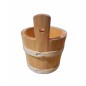 Wooden Sugar Bowl with Lid and Spoon – Beechwood Container