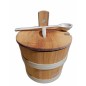 Wooden Sugar Bowl with Lid and Spoon – Beechwood Container